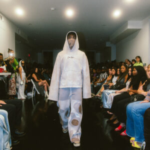 1 OF 1 EARTH PANTS WHITE + BROWN / “LOVE, KELLY” NYFW SZN 1 / COLLECTION 1
